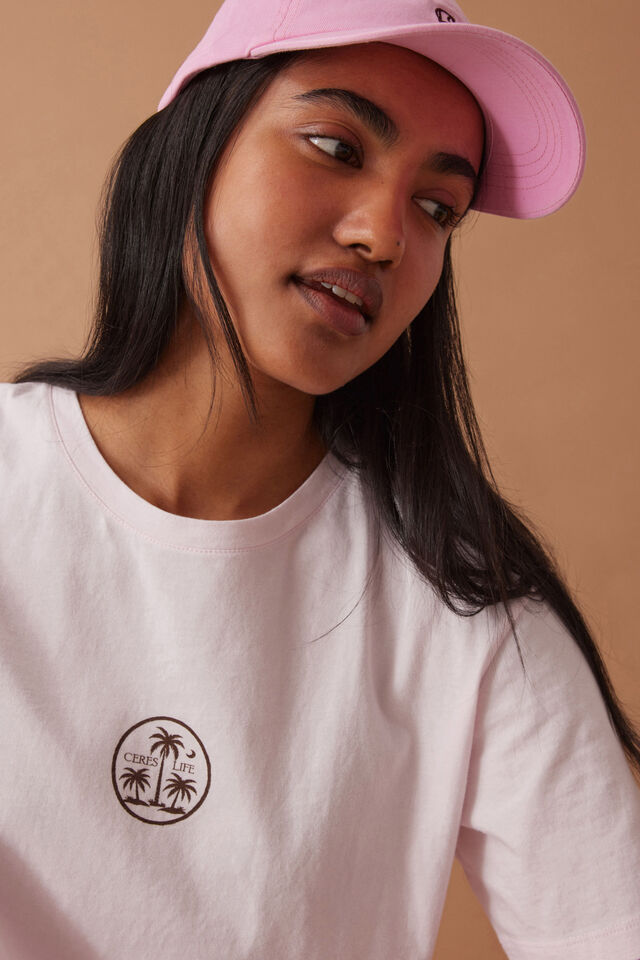 TEE STEVIE SLOUCHY - SUNFADED TINT/ISLAND PRINT