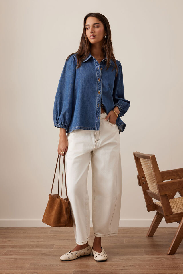 SHIRT LENNY - FRESH INDIGO