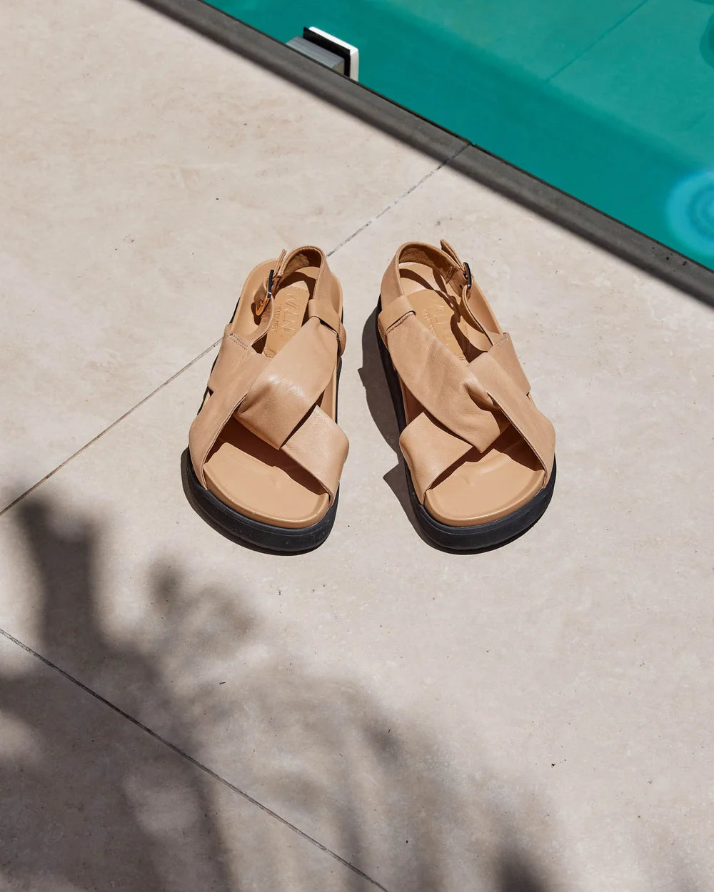 SHOES MYA SLIDE - BISCUIT