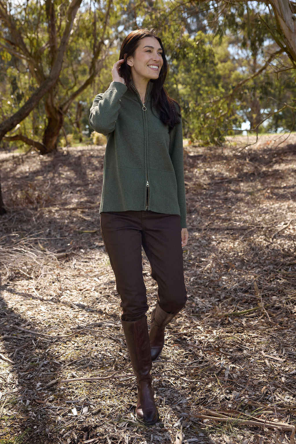 JUMPER BROOK MERINO COTTON KNIT