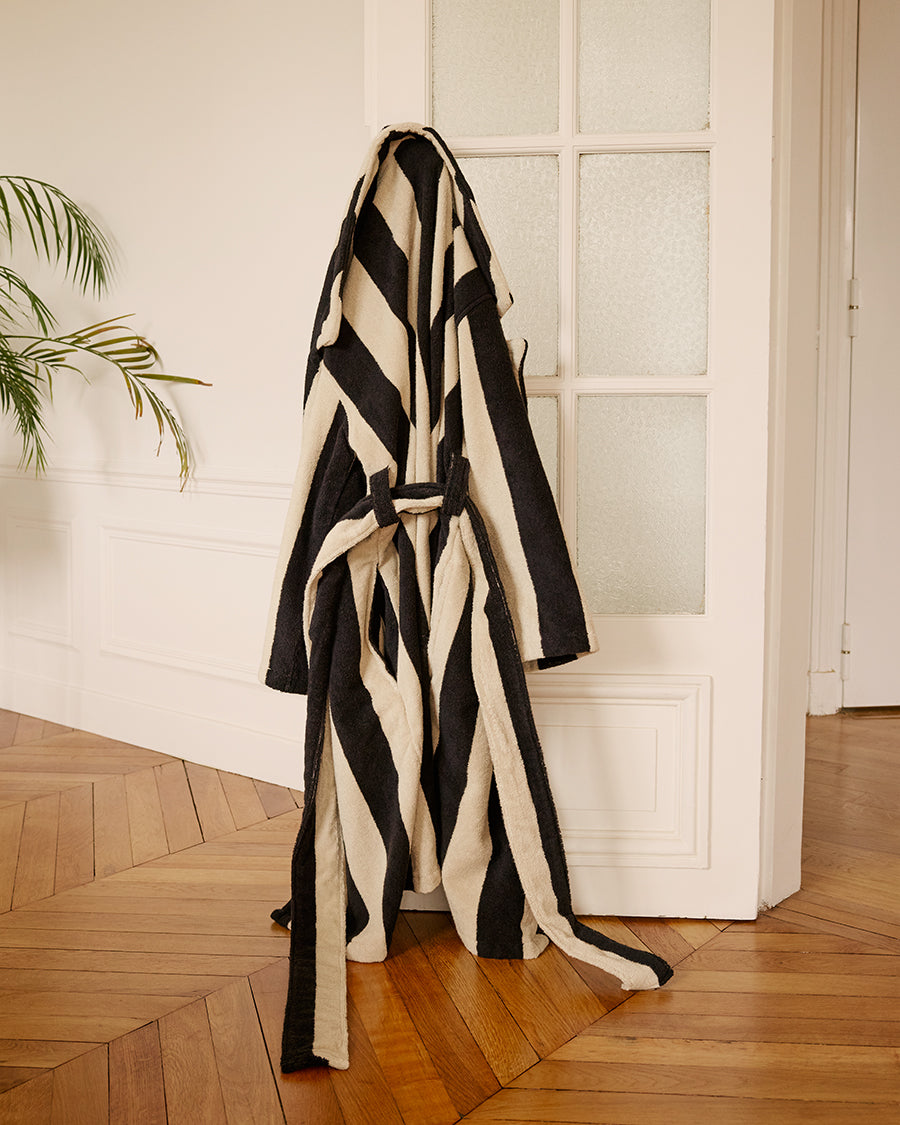 ROBE - VANILLA BEAN STRIPES