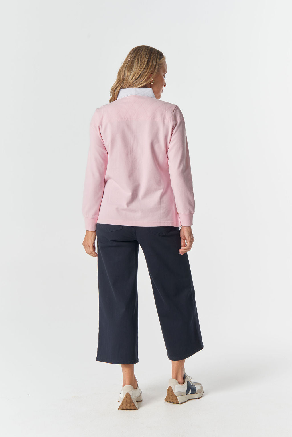 JUMPER THE TRADITIONAL COTTON RUGBY - PINK A BOO