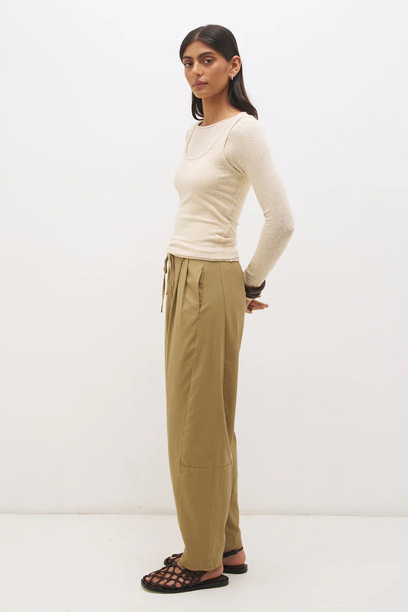 TOP MIREN LAYERED - NEUTRAL