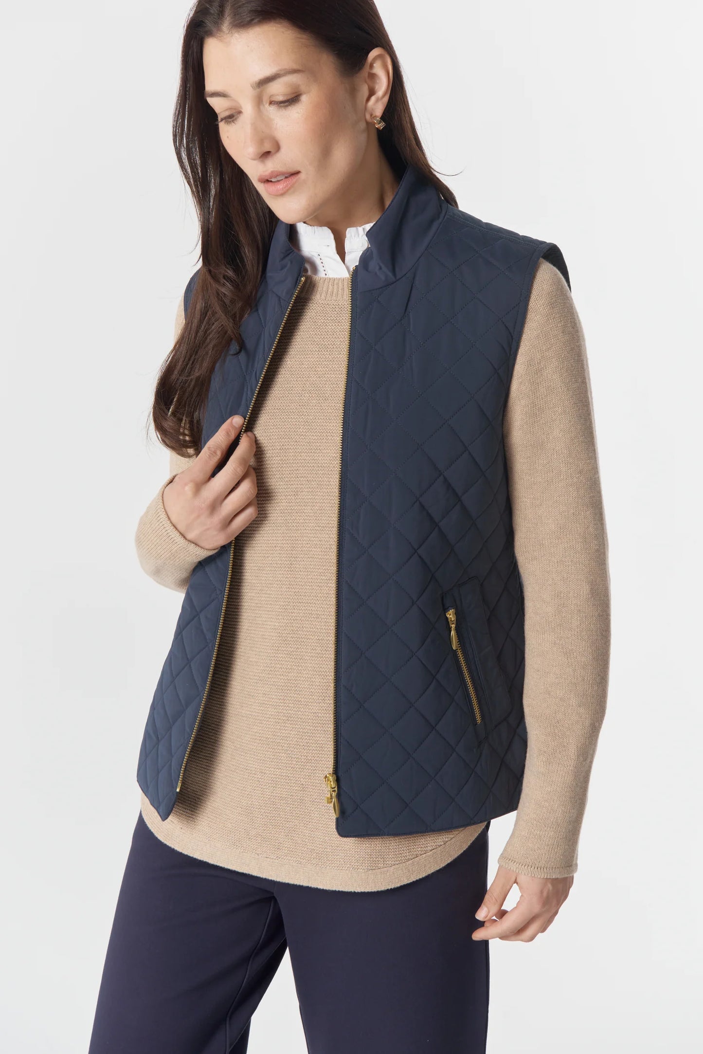 VEST THE HERITAGE QUILTED - NAVY