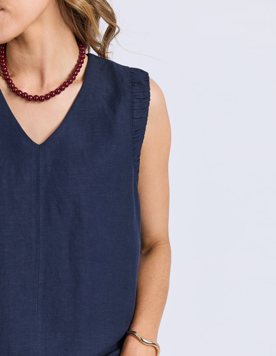 DRESS BERMUDA - DARK SAPPHIRE - last one, size 12!