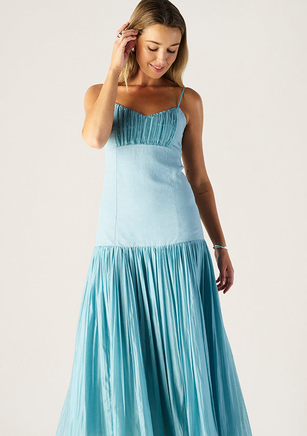 DRESS SERAFINA LINEN MAXI