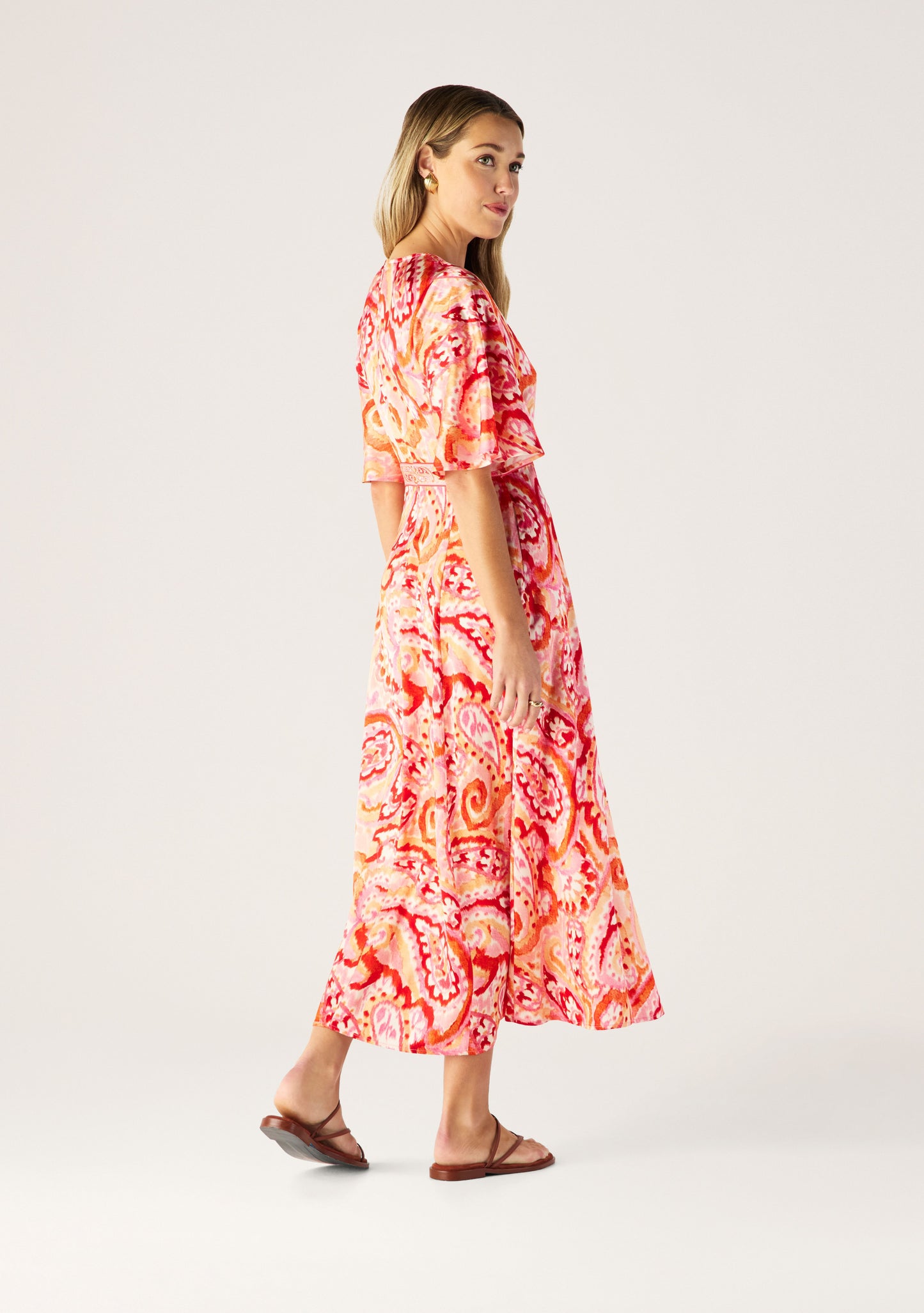 DRESS SERENA PRINT MIDI