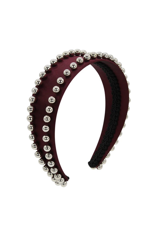 HEADBAND RALEIGH - BURGUNDY