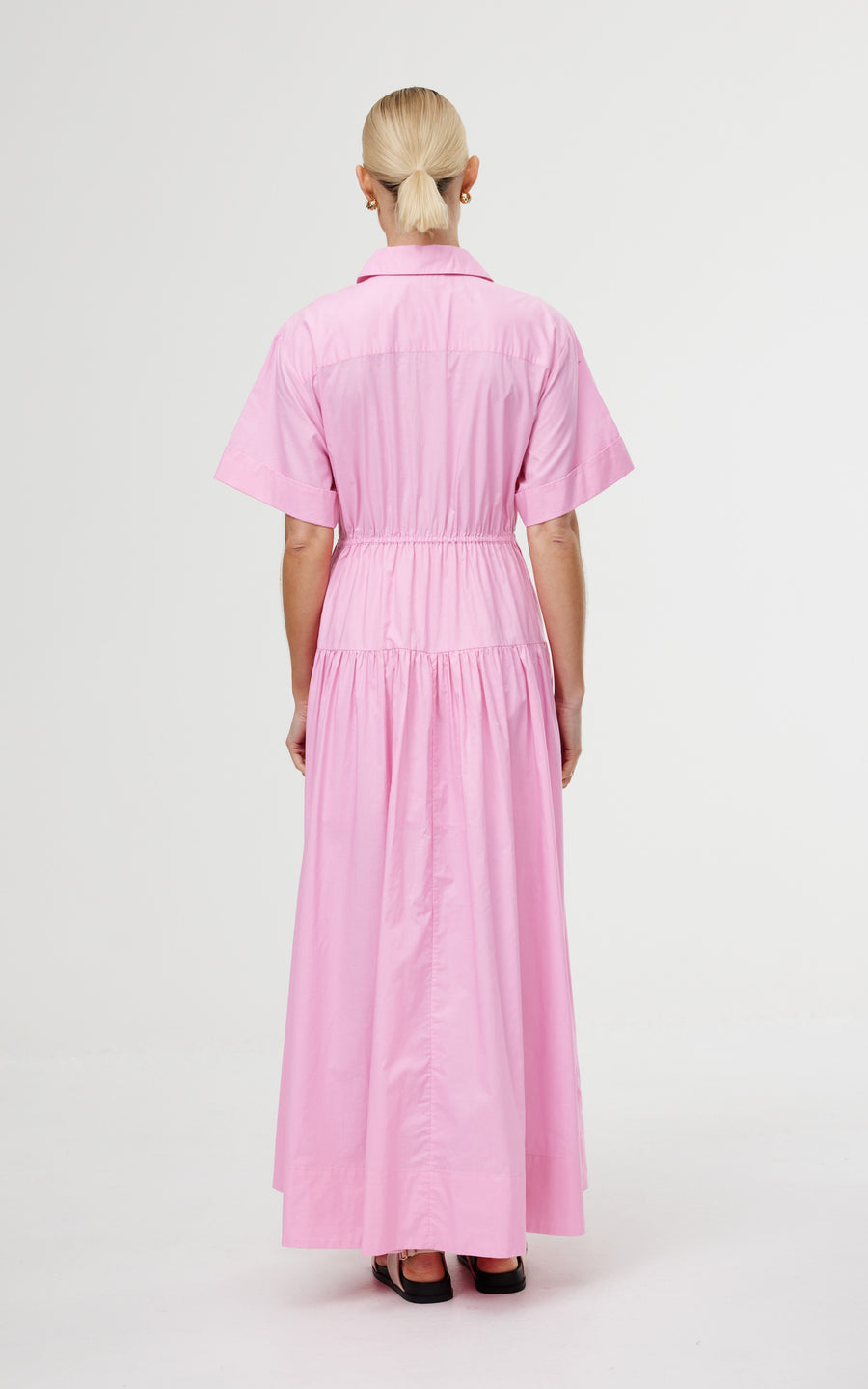 DRESS MAEVE MAXI - FLAMINGO