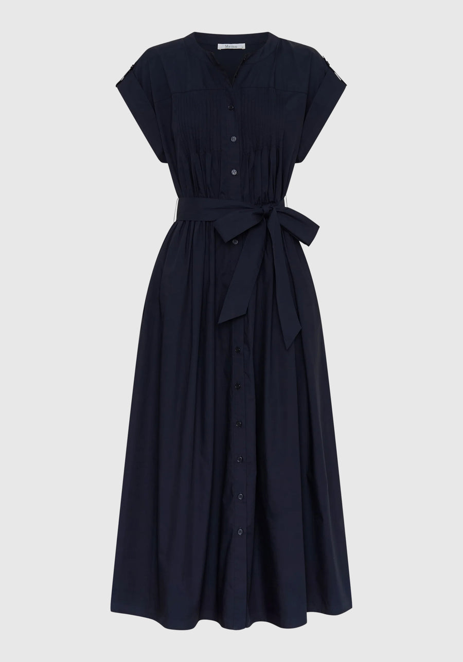 DRESS ROMY SHIRTDRESS - NAVY
