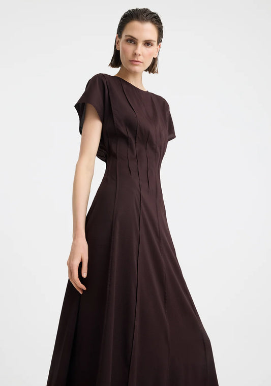 DRESS PENELOPE - CHOCOLATE
