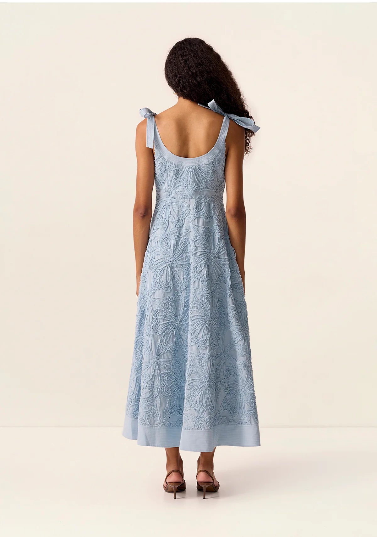 DRESS BLOSSOM STRAPPY MIDI
