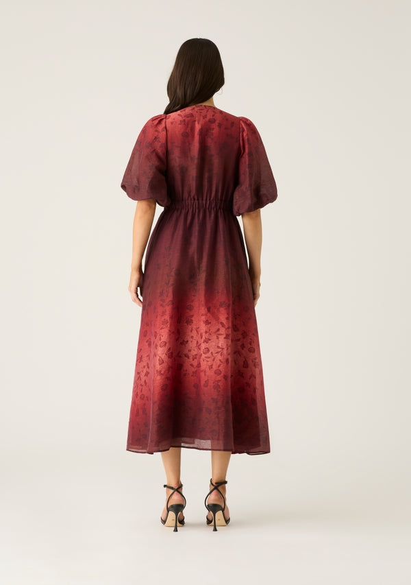 DRESS FRANKIE MIDI - FRANKIE PRINT