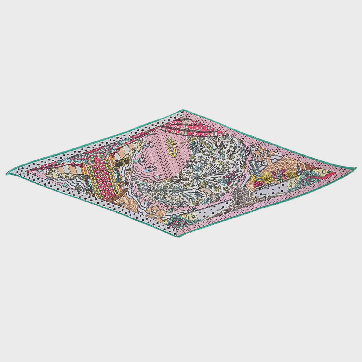 SCARF DIAMOND - SPRING PATTERN