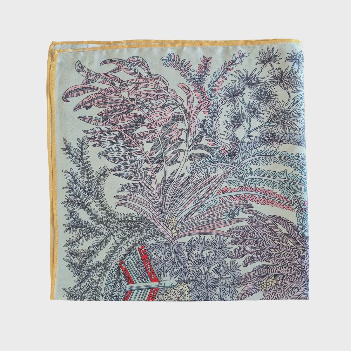 SCARF SATIN SQUARE - JARDIN DES PLANTES