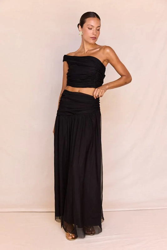 SKIRT CLEA TULLE - BLACK
