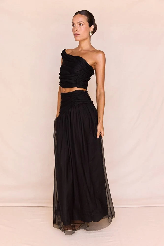 SKIRT CLEA TULLE - BLACK