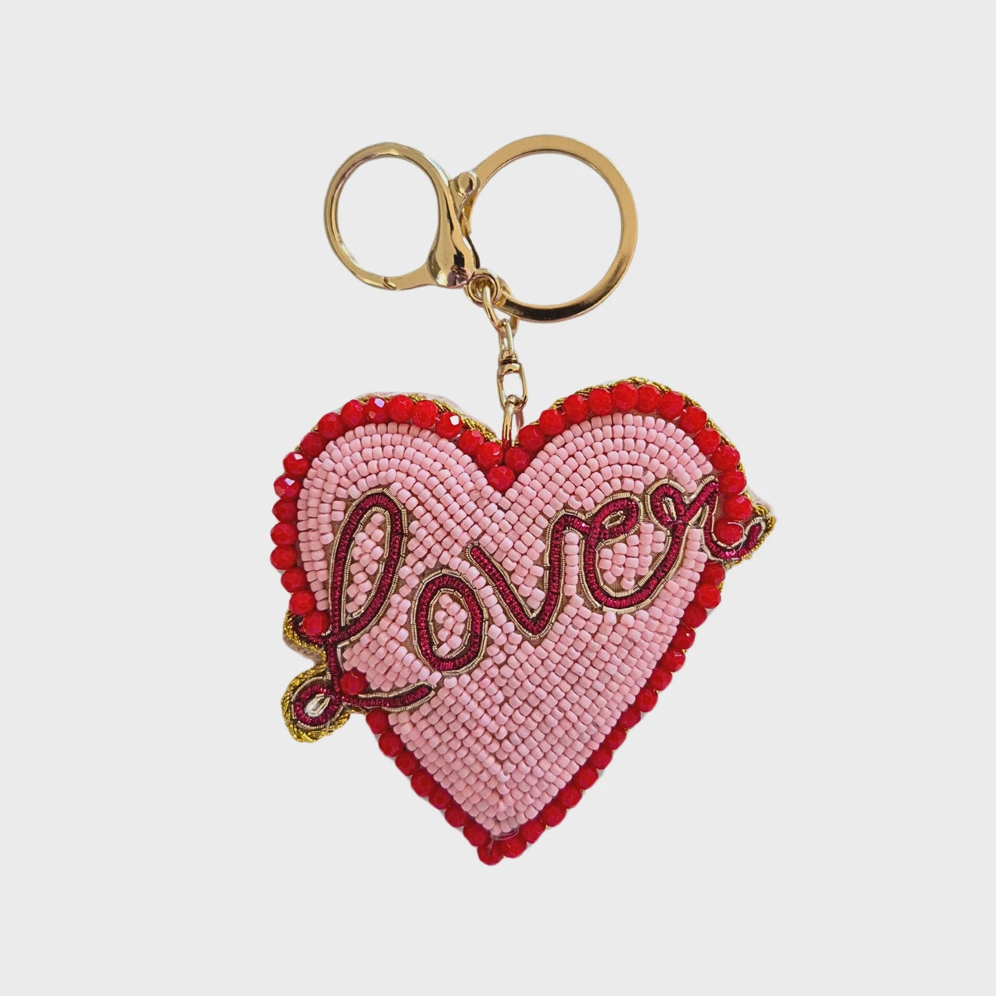 KEYCHAIN BEADED - LOVER