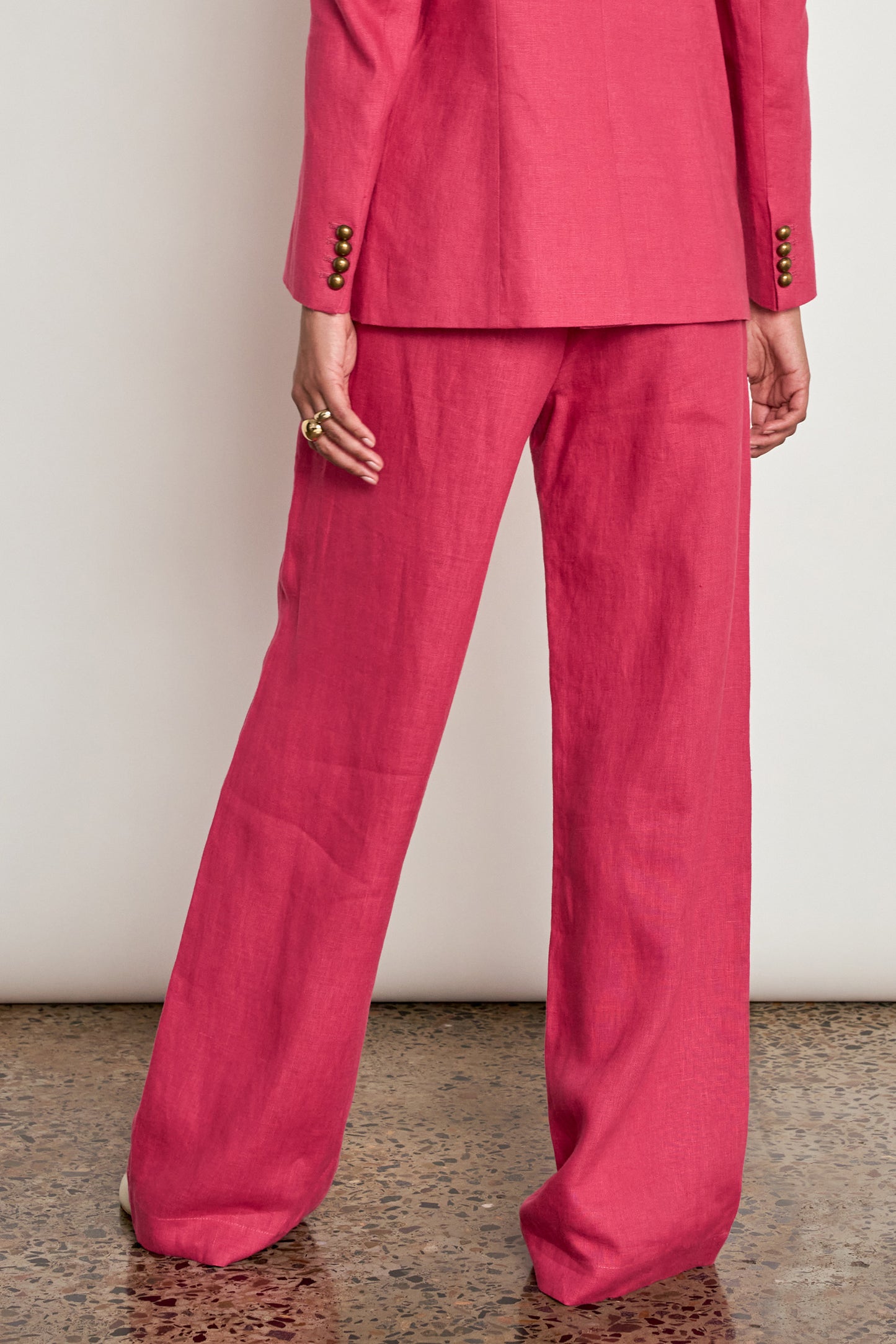 PANT EDIT - RHUBARB