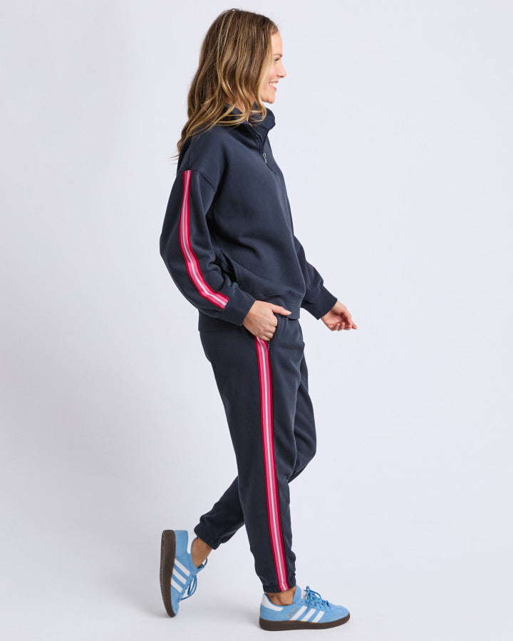 JUMPER LOVER QUARTER ZIP - NAVY