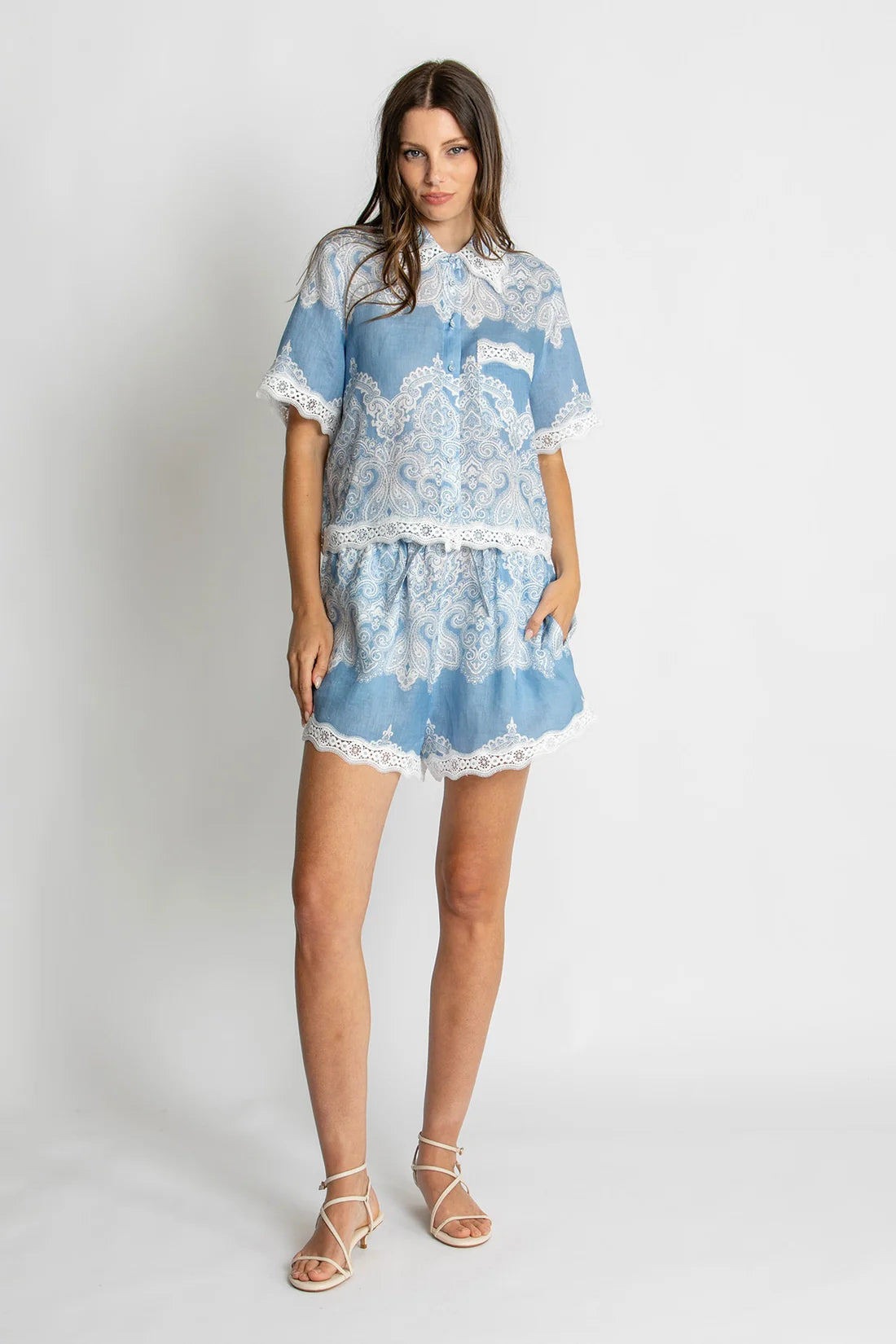 SHORTS ISLA LACE TRIM