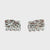 EARRINGS SILVER PEARL BAR STUDS