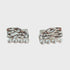 EARRINGS SILVER PEARL BAR STUDS