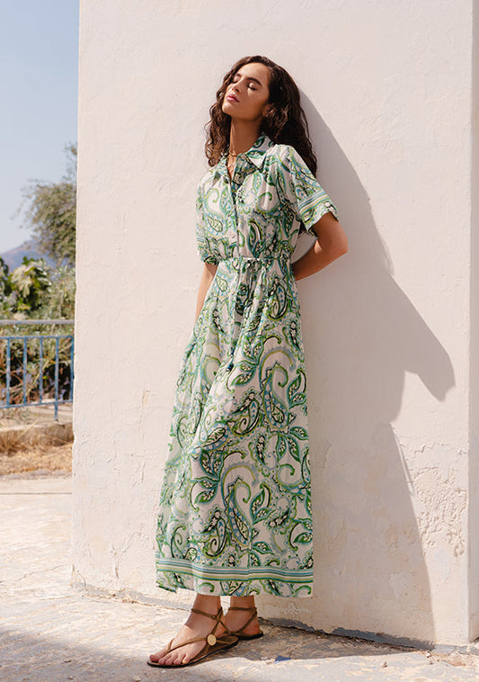 DRESS TARA PRINT SHIRTDRESS