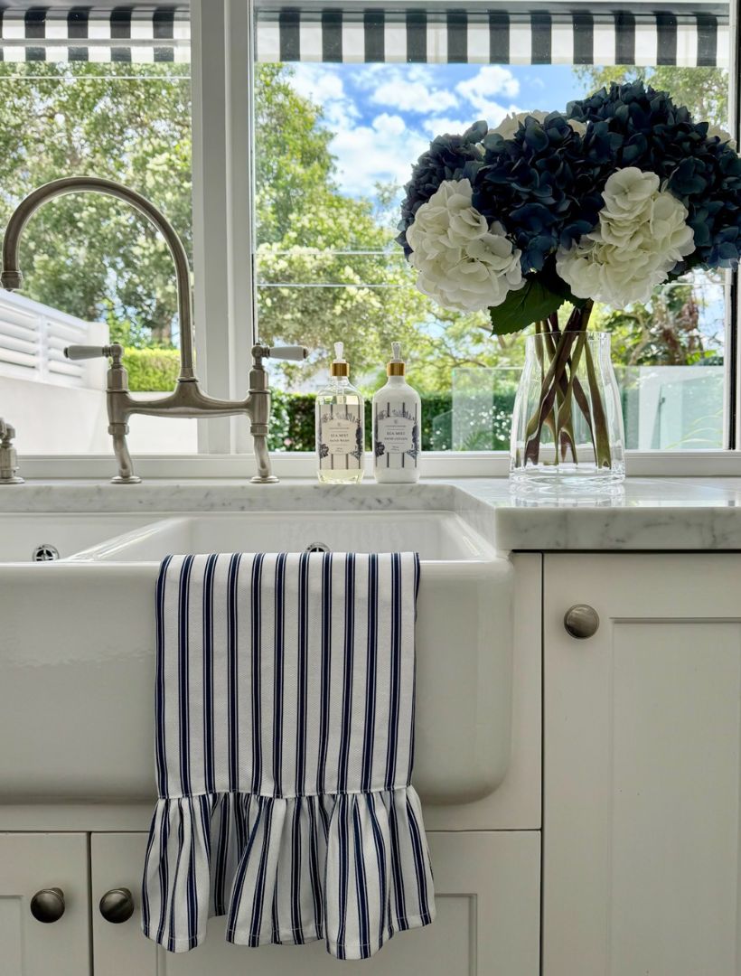 TEA TOWEL - TICKING STRIPE