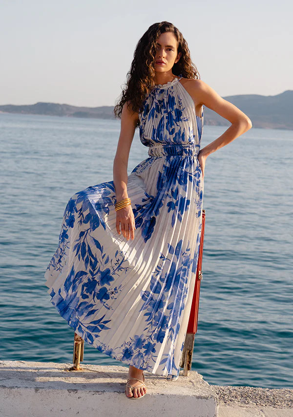 DRESS ISOLA PLISSE MIDI