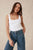 TANK ZAELI CONTOUR RIB SQUARE NECK