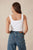TANK ZAELI CONTOUR RIB SQUARE NECK