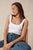 TANK ZAELI CONTOUR RIB SQUARE NECK