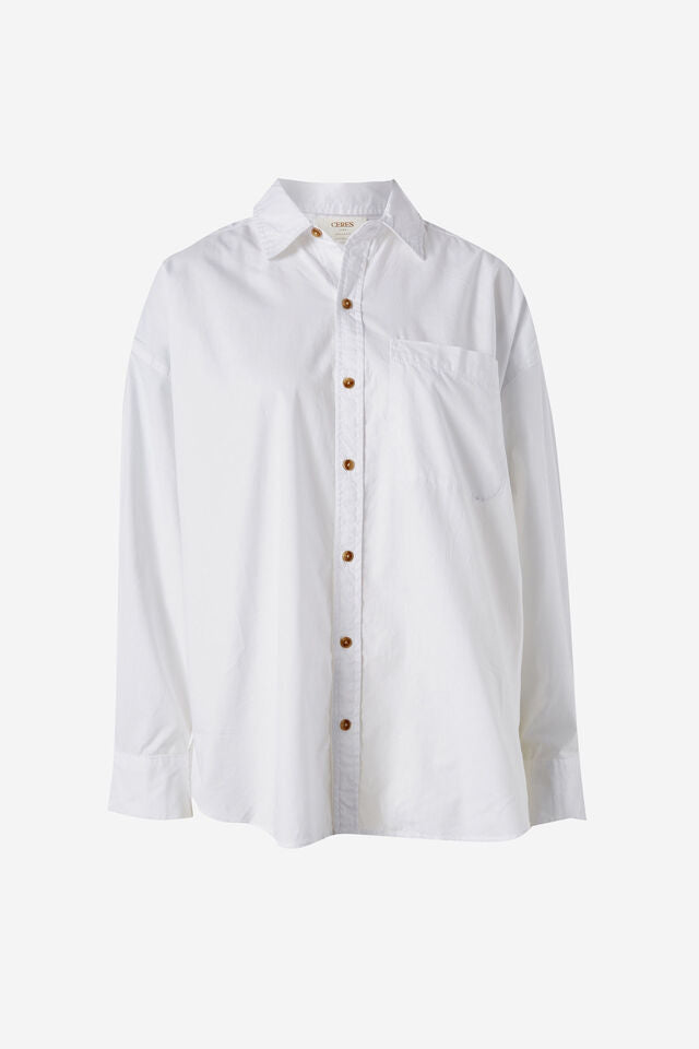 SHIRT PETA OVERSIZED - WHITE