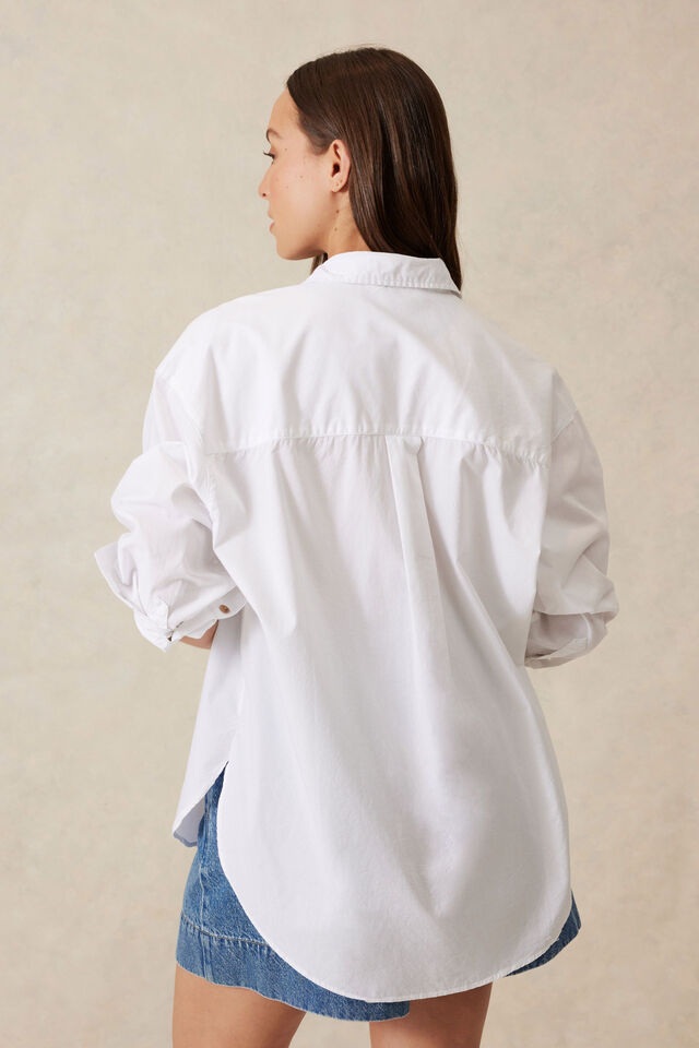 SHIRT PETA OVERSIZED - WHITE
