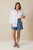 SHIRT PETA OVERSIZED - WHITE