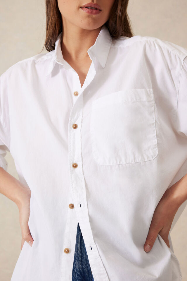 SHIRT PETA OVERSIZED - WHITE