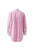SHIRT PETA OVERSIZED - HIBISCUS PINK TRIPLE STRIPE WHITE COLLAR
