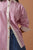 SHIRT PETA OVERSIZED - HIBISCUS PINK TRIPLE STRIPE WHITE COLLAR