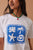 TEE STEVIE SLOUCHY - WHITE CERES PARADISE PRINT