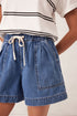 SHORT DARCY RELAXED EVERYDAY - WASHED INDIGO