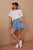 SHORT DARCY RELAXED EVERYDAY - INDIGO STRIPE