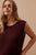 TANK MARGOT MESH KNIT - WINE