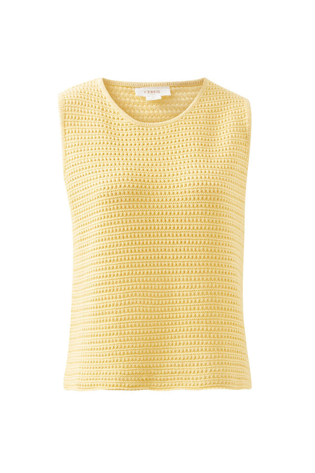 TANK MARGOT MESH - SUNNY YELLOW