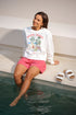 CREW CROPPED SLOUCHY - HOTEL CERES PRINT