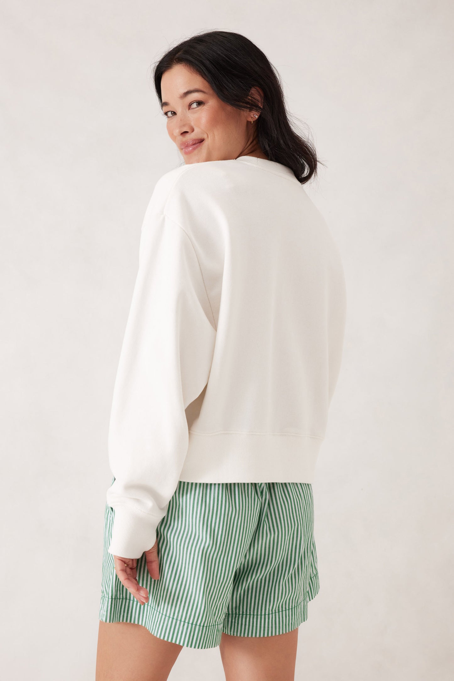 CREW CROPPED SLOUCHY - HOTEL CERES PRINT