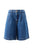 SHORTS SYLVIE LONGLINE PLEAT DENIM - FRESH INDIGO
