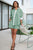 SHIRT PETA OVERSIZED - KELLY GREEN STRIPE WHITE COLLAR