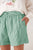SHORT MILA - KELLY GREEN/WHITE STRIPE