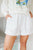 SHORT MILA - WHITE BRODERIE